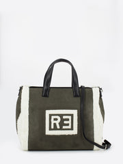 REBELLE - Shopper Softy L teddy loden