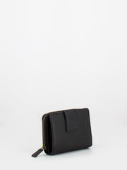 REHARD - Portafoglio nero con porta monete zip around