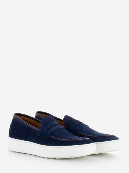 Mocassini Sneakers blu scuro