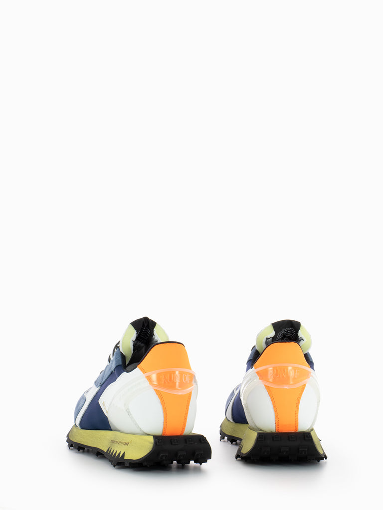 RUN OF - Sneakers Dusk M azzurro / arancio