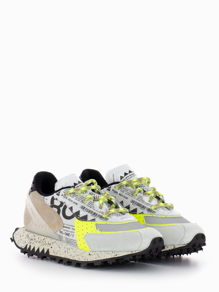 RUN OF - Sneakers W RO-1 Rajy grigio / giallo