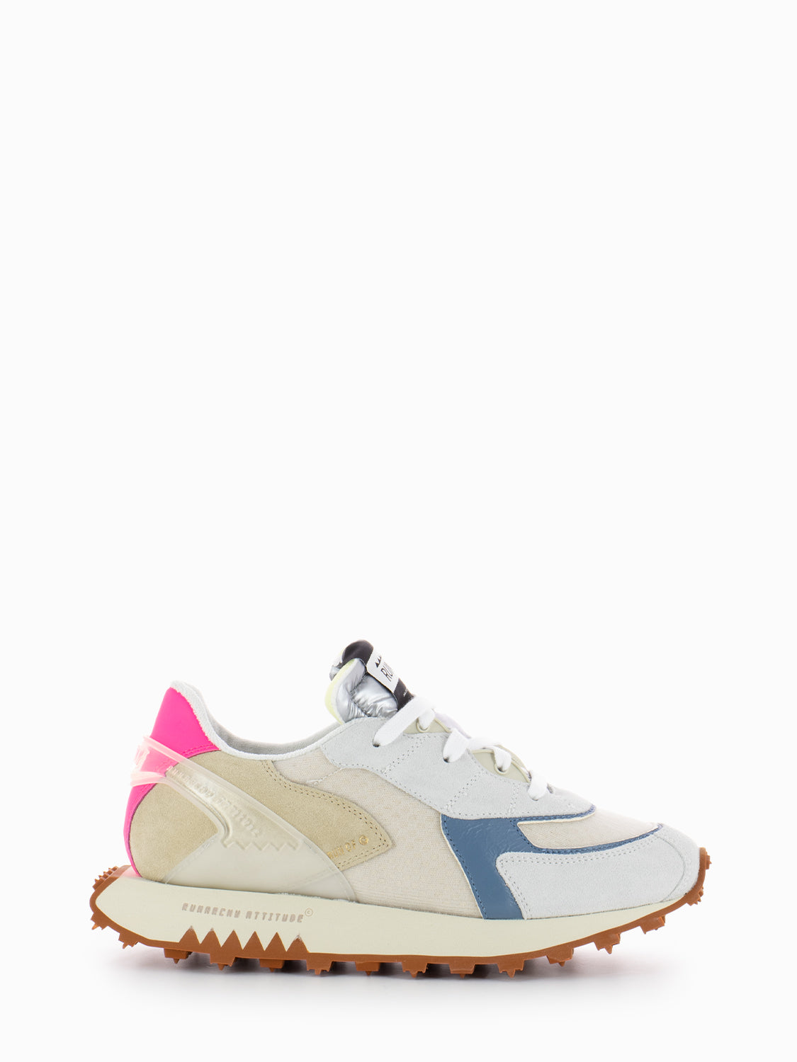 Sneakers W WOW Bodrum grigio / fuxia