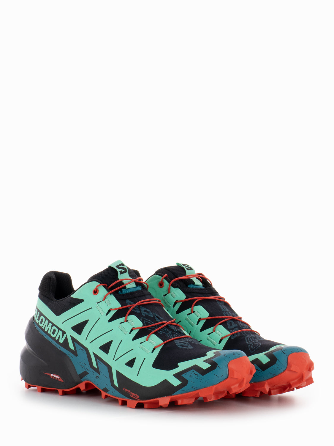 Speedcross 6 W black / biscay green / fiery red