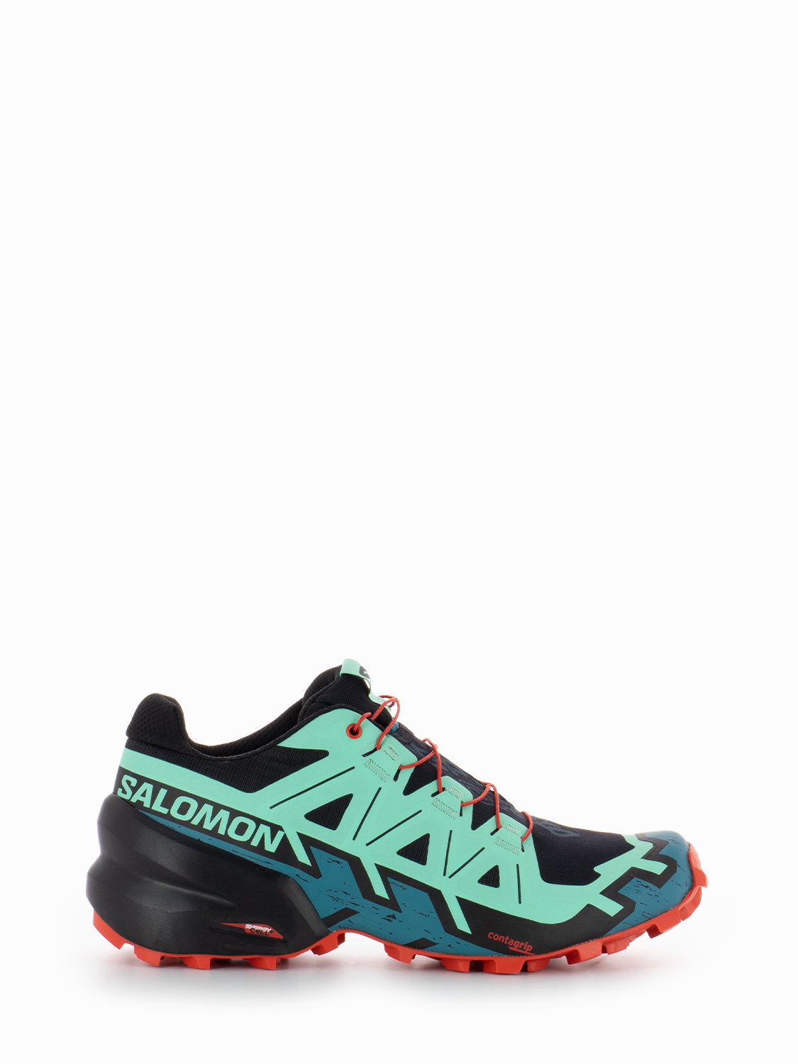 Speedcross 6 W black / biscay green / fiery red