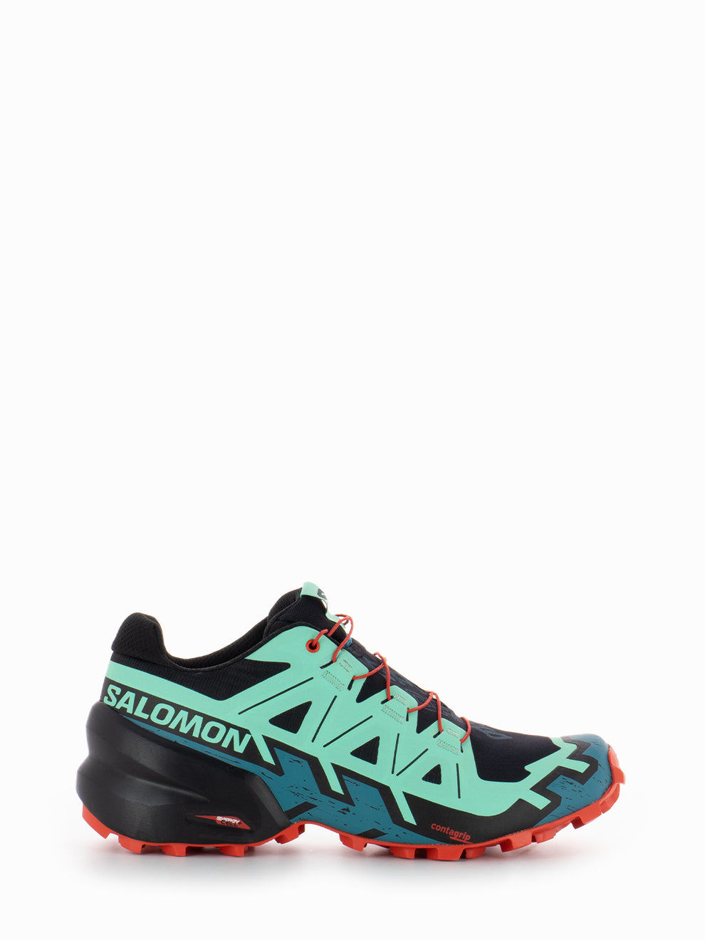 Speedcross 6 W black / biscay green / fiery red