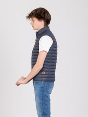 SAVE THE DUCK - Gilet Adam Giga12 blu / ombre