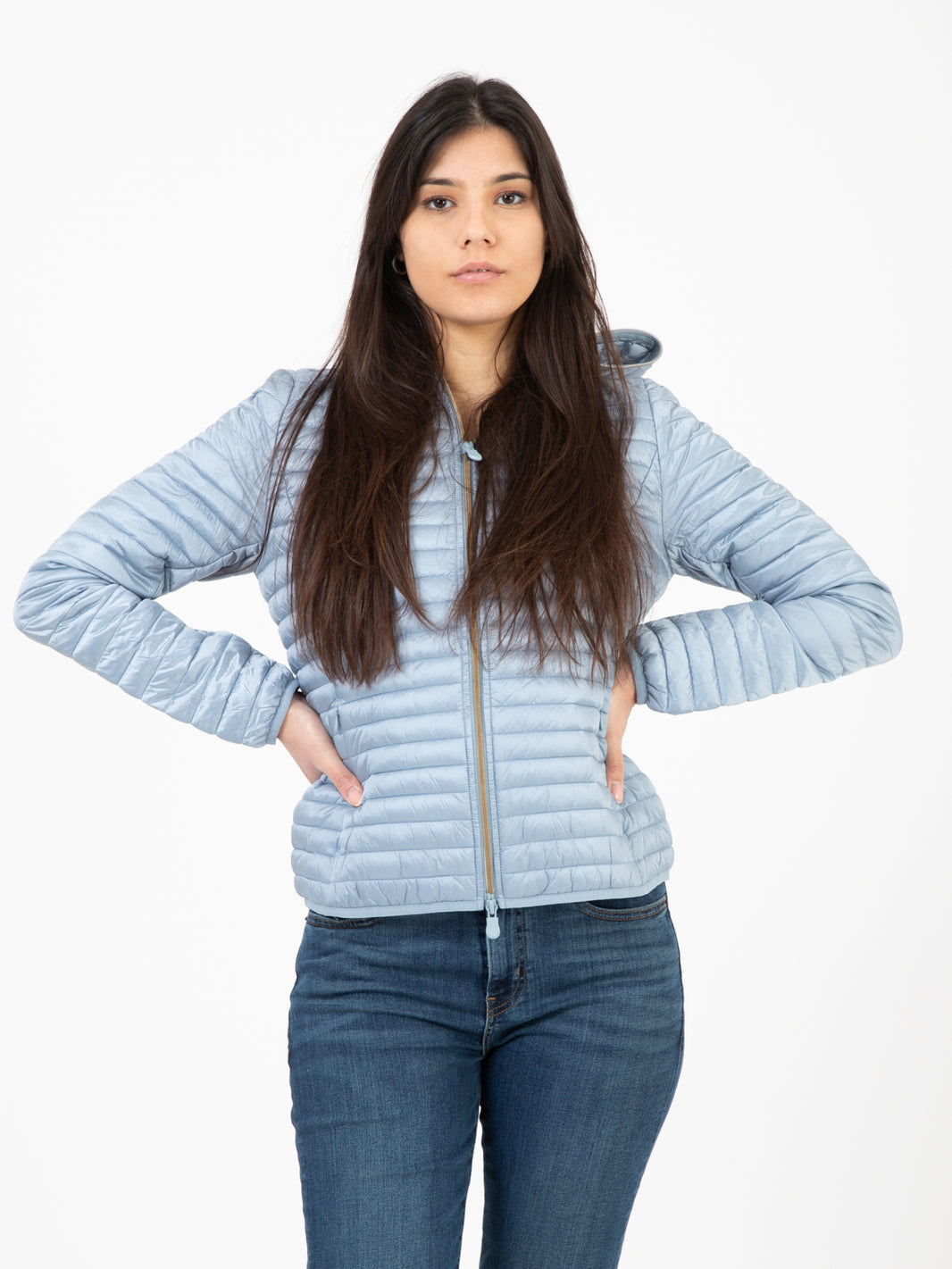 Piumino Iris16 Alexa dusty blue