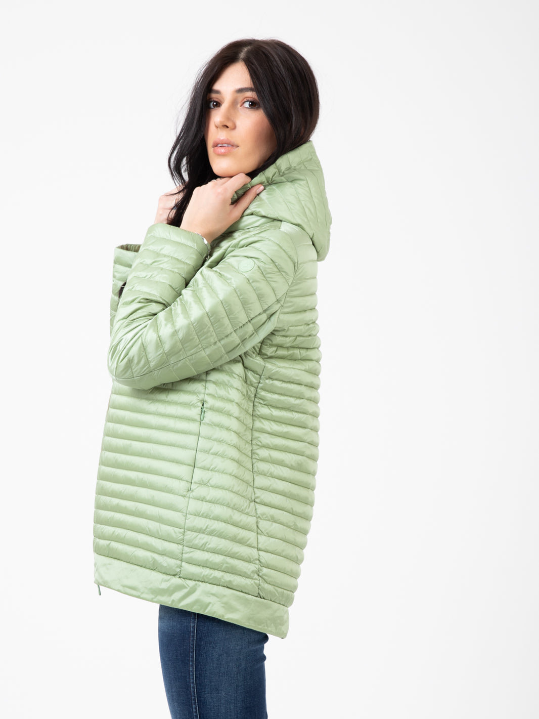 Piumino Iris16 Alima mint green