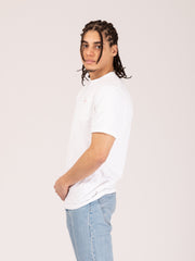 SCOTCH & SODA - T-shirt girocollo bianca con taschino