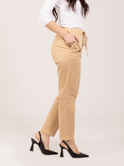 SEMICOUTURE - Pantaloni Buddy mother pearl