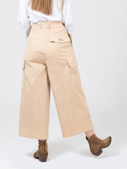 SEMICOUTURE - Pantaloni Rick cargo mother pearl