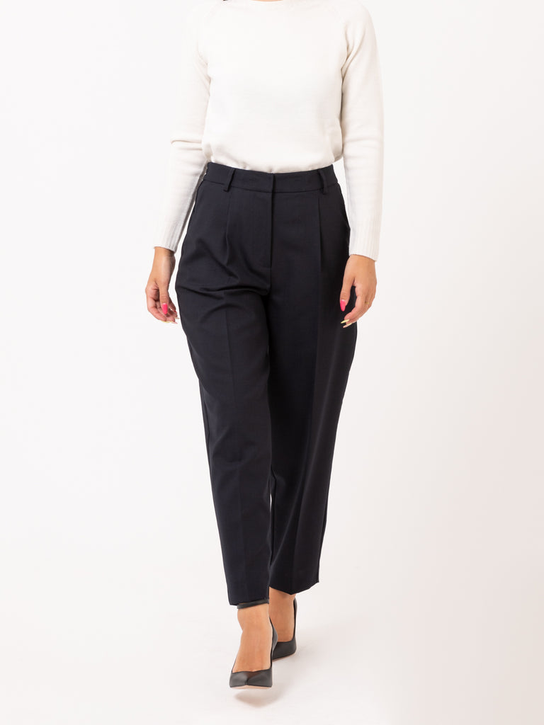 SEMICOUTURE - Pantaloni Velma fiume