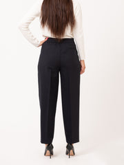 SEMICOUTURE - Pantaloni Velma fiume