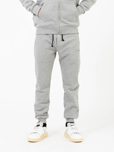 Joggers Phil heather tasche zip e logo gommato