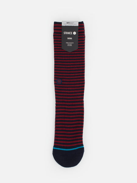 Calzini Hyper Stripe Crew navy / red