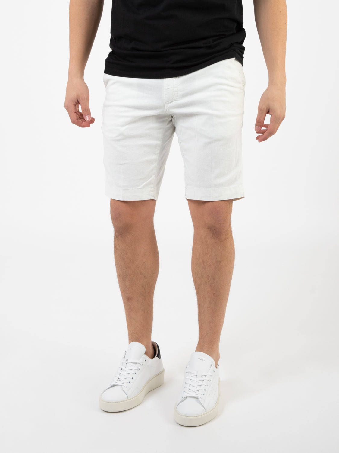 Bermuda misto lino panna