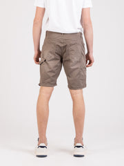STIMM - Bermuda Tiger fango con piccoli strappi