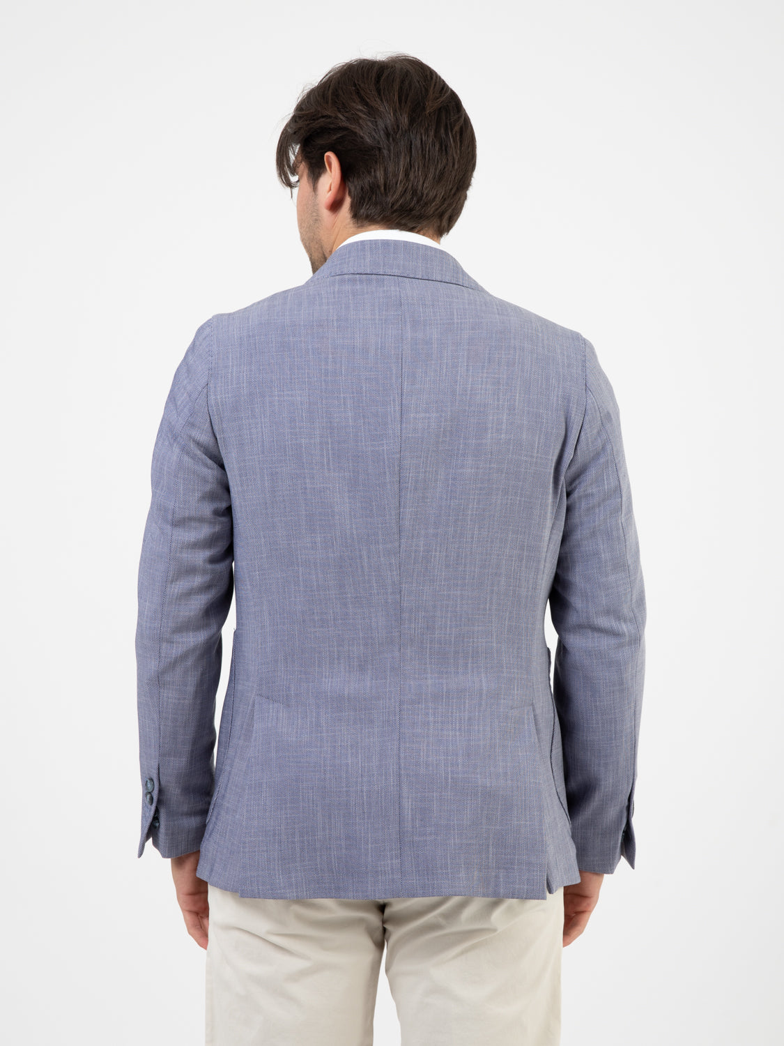 Blazer Mandorla misto rayon blu