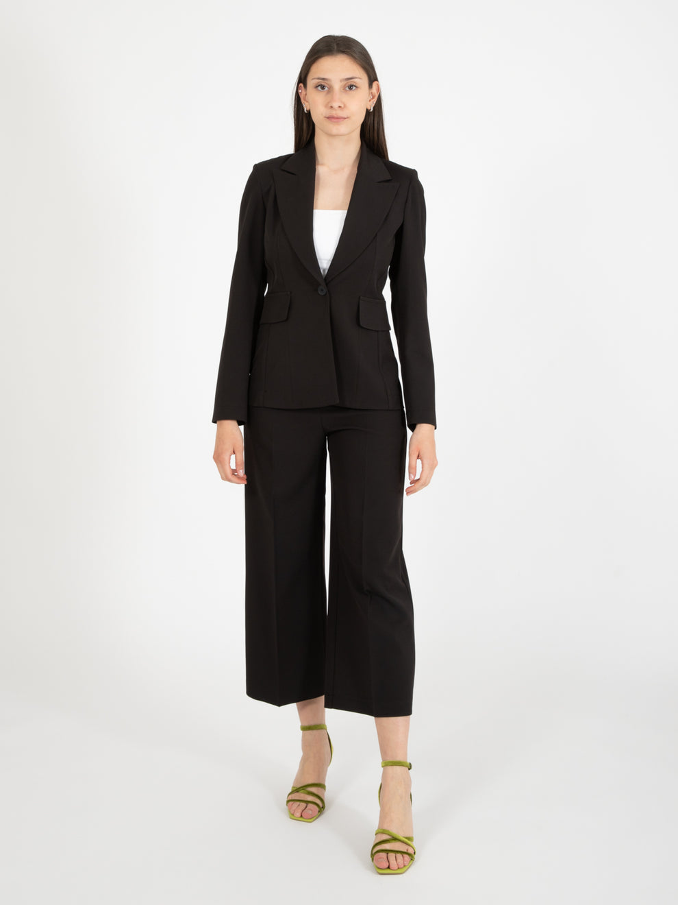 Pantaloni a zampa nero