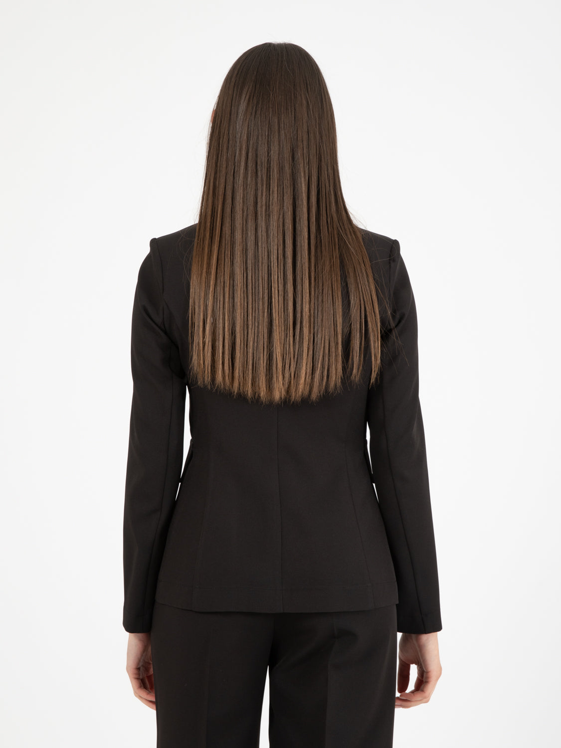 Blazer doppiopetto bottoni dorati nero