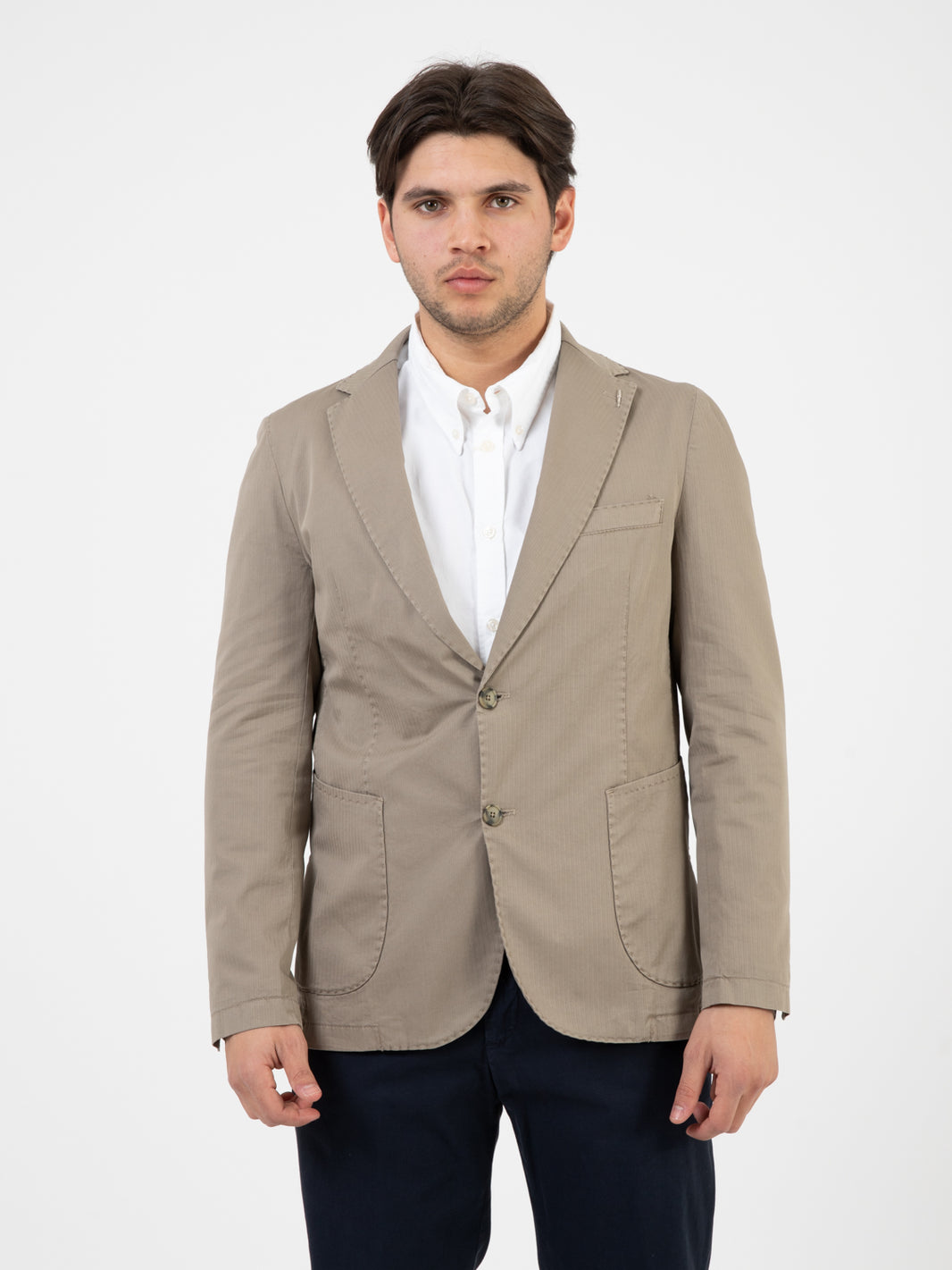 Blazer motivo righetta fango