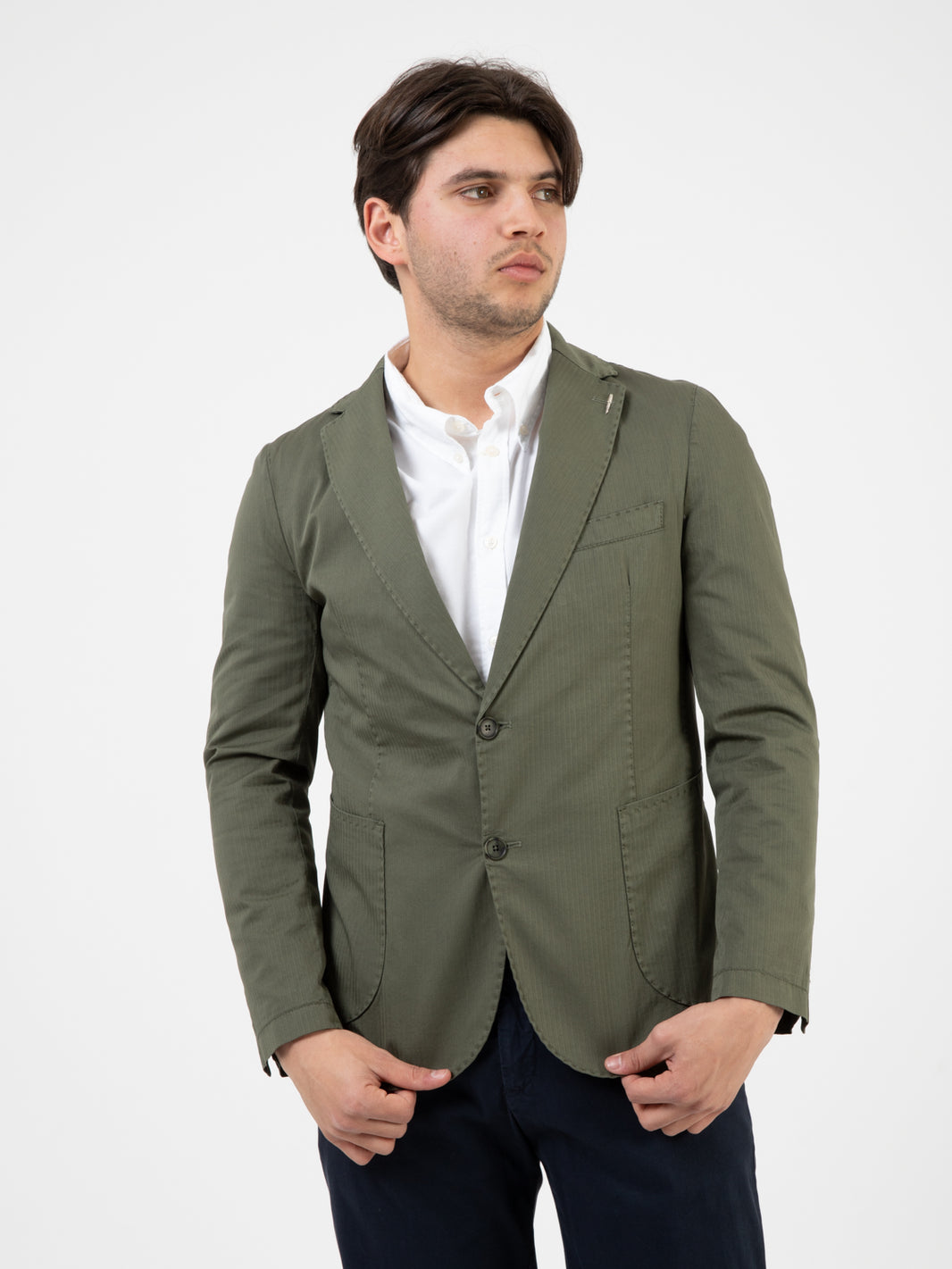Blazer motivo righetta militare