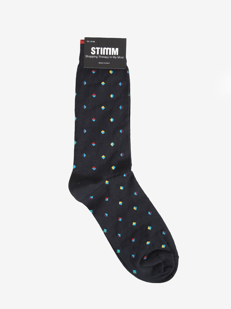 STIMM - Calzini a rombi nero