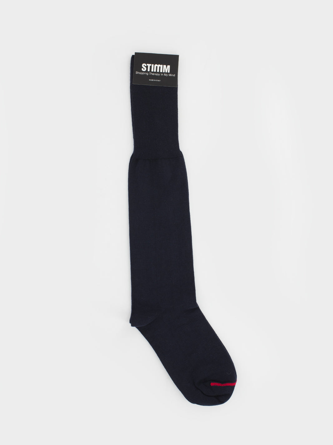 Calzini lunghi blu in cotone