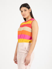 STIMM - Canotta fuxia / arancio