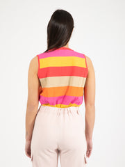 STIMM - Canotta fuxia / arancio