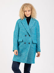 STIMM - Cappotto Maia Amalia turchese