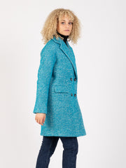 STIMM - Cappotto Maia Amalia turchese