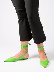 STIMM - Chanel verdi con lacci alla caviglia