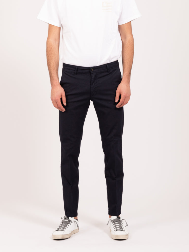 STIMM - Chinos cotone oxford navy