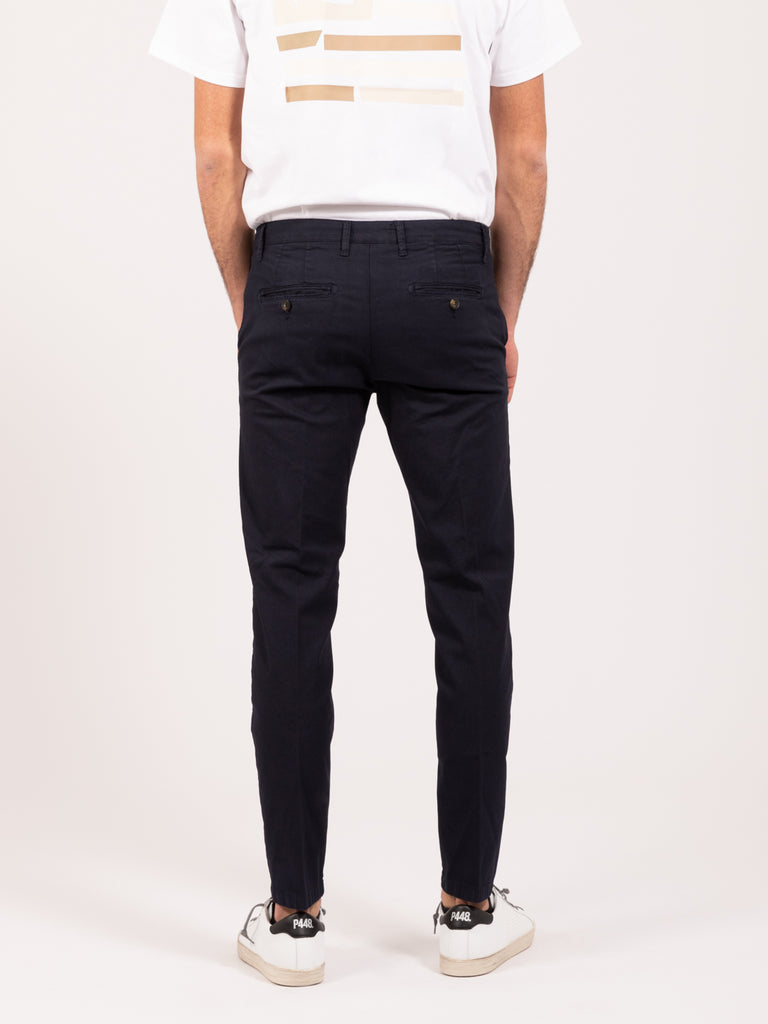 STIMM - Chinos cotone oxford navy