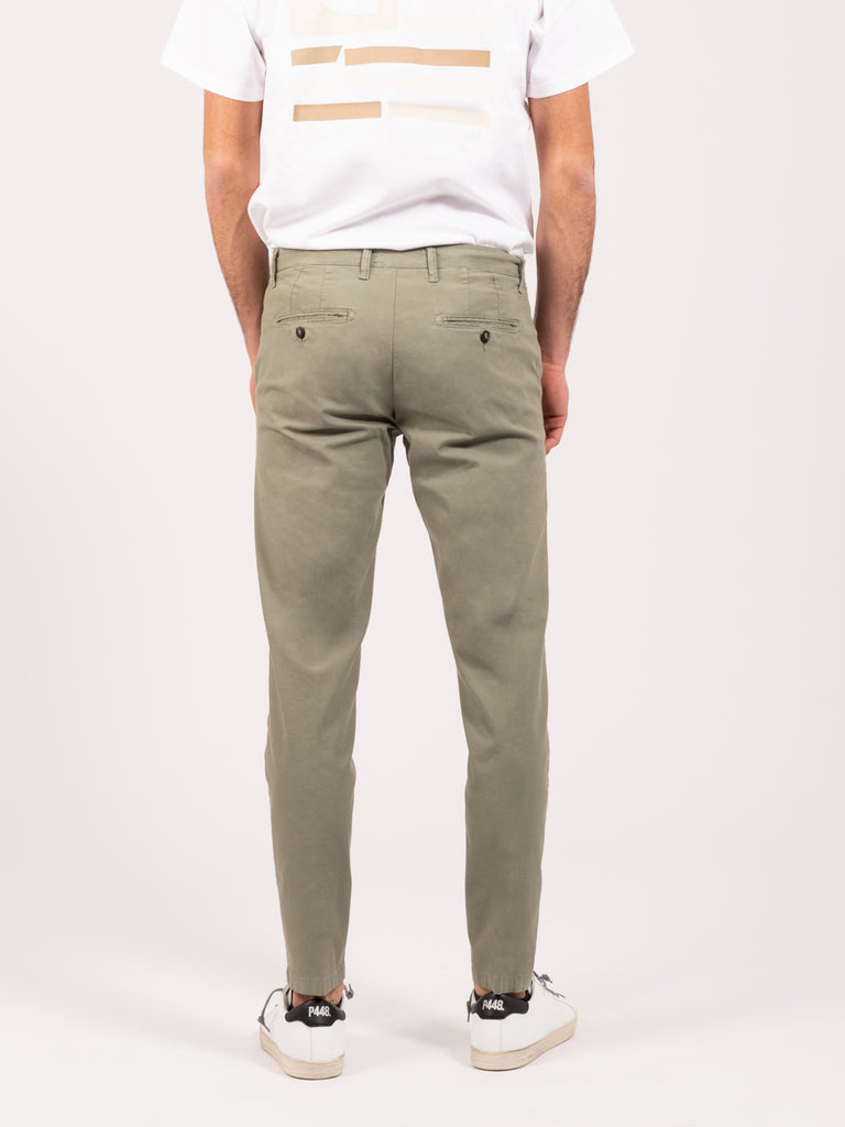 STIMM - Chinos cotone oxford salvia