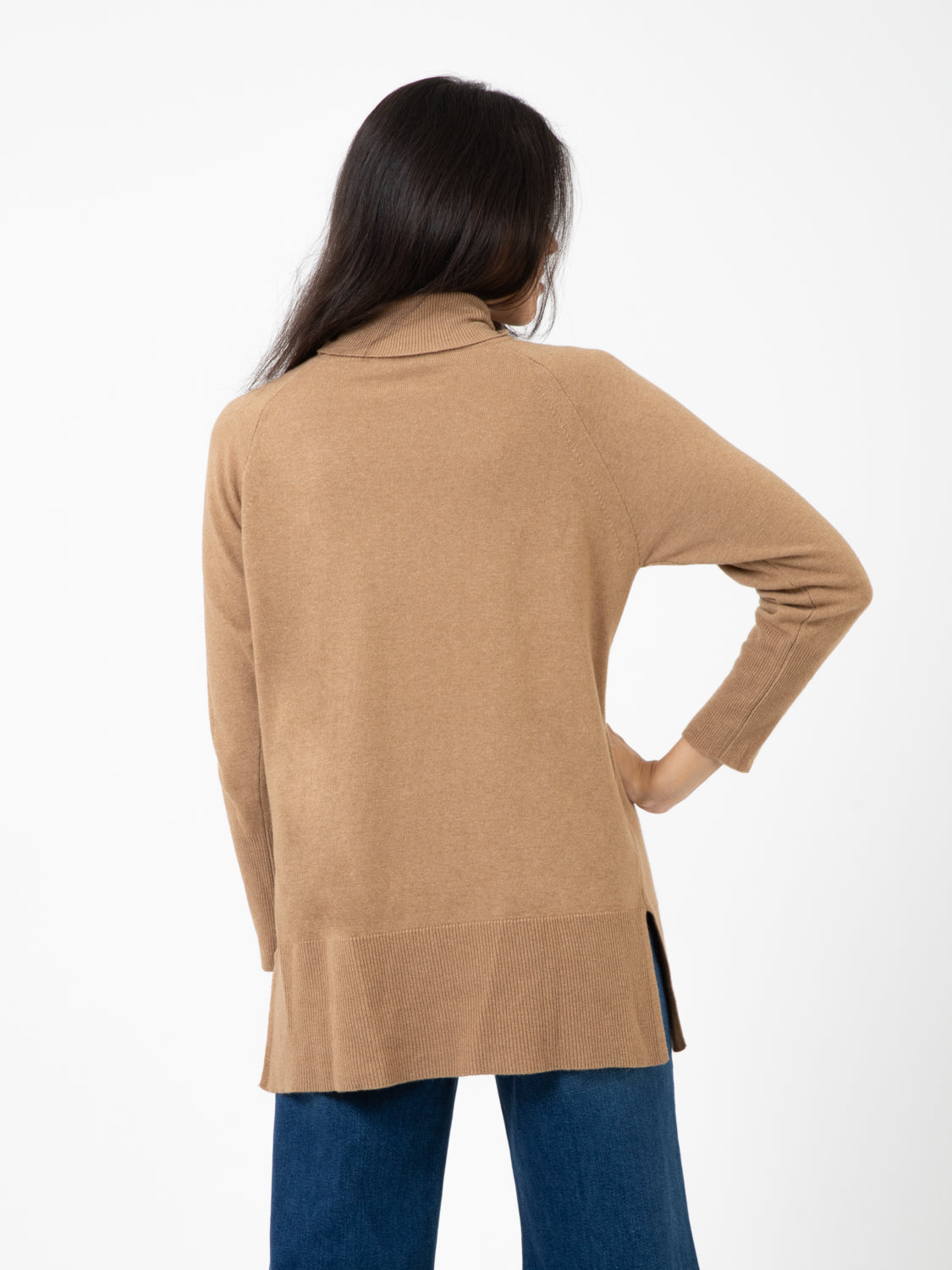 Long stucco turtleneck