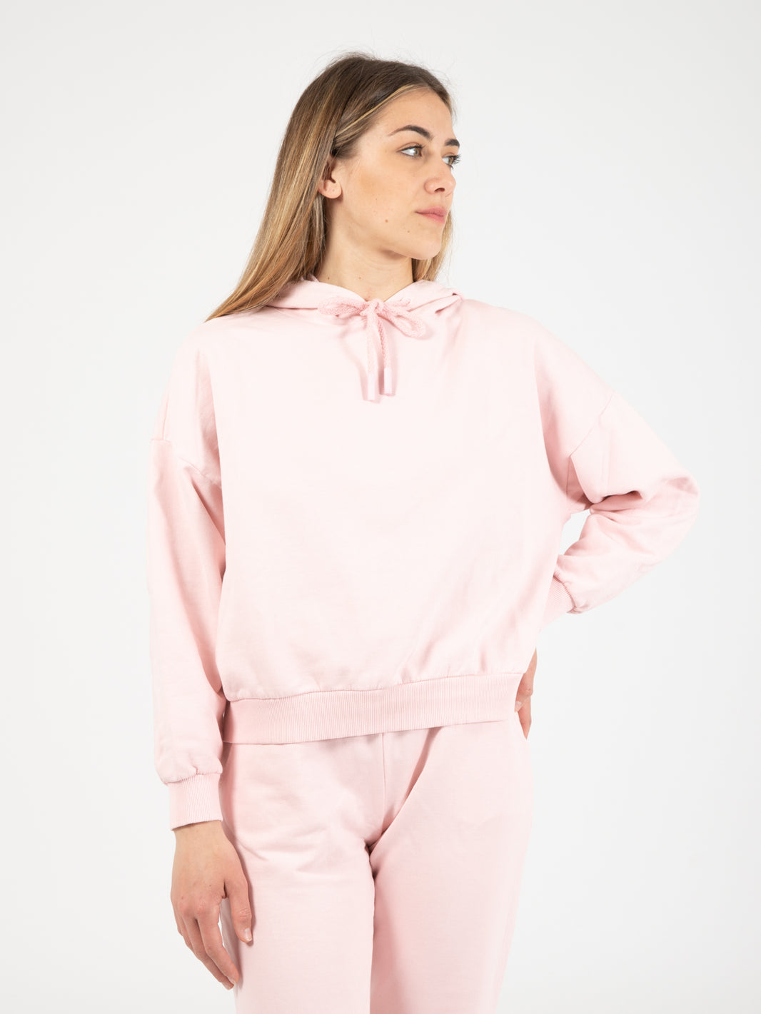 Pink cotton sweatshirt