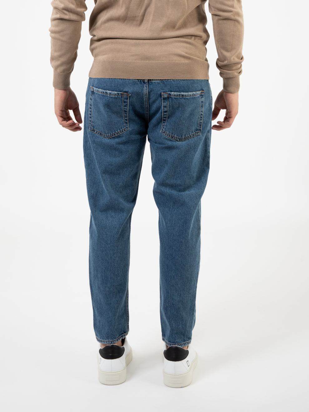 Cropped denim jeans medium