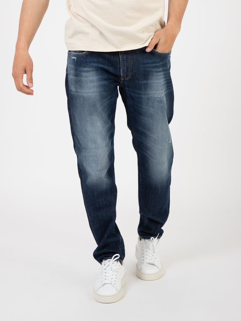 STIMM - Jeans Globe denim medio rotture