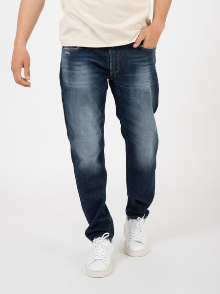 Jeans Globe denim medio rotture