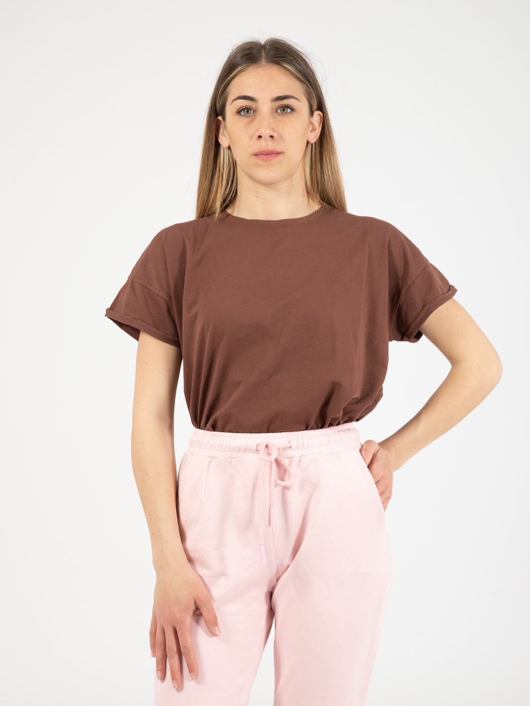Basic over cocoa sweater