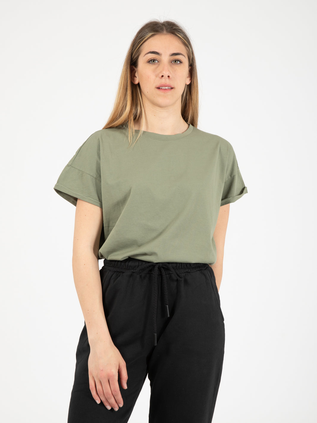 Basic over military shirt