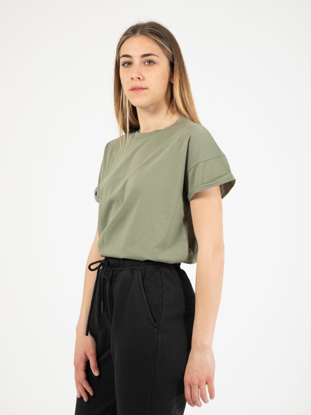 Basic over military shirt