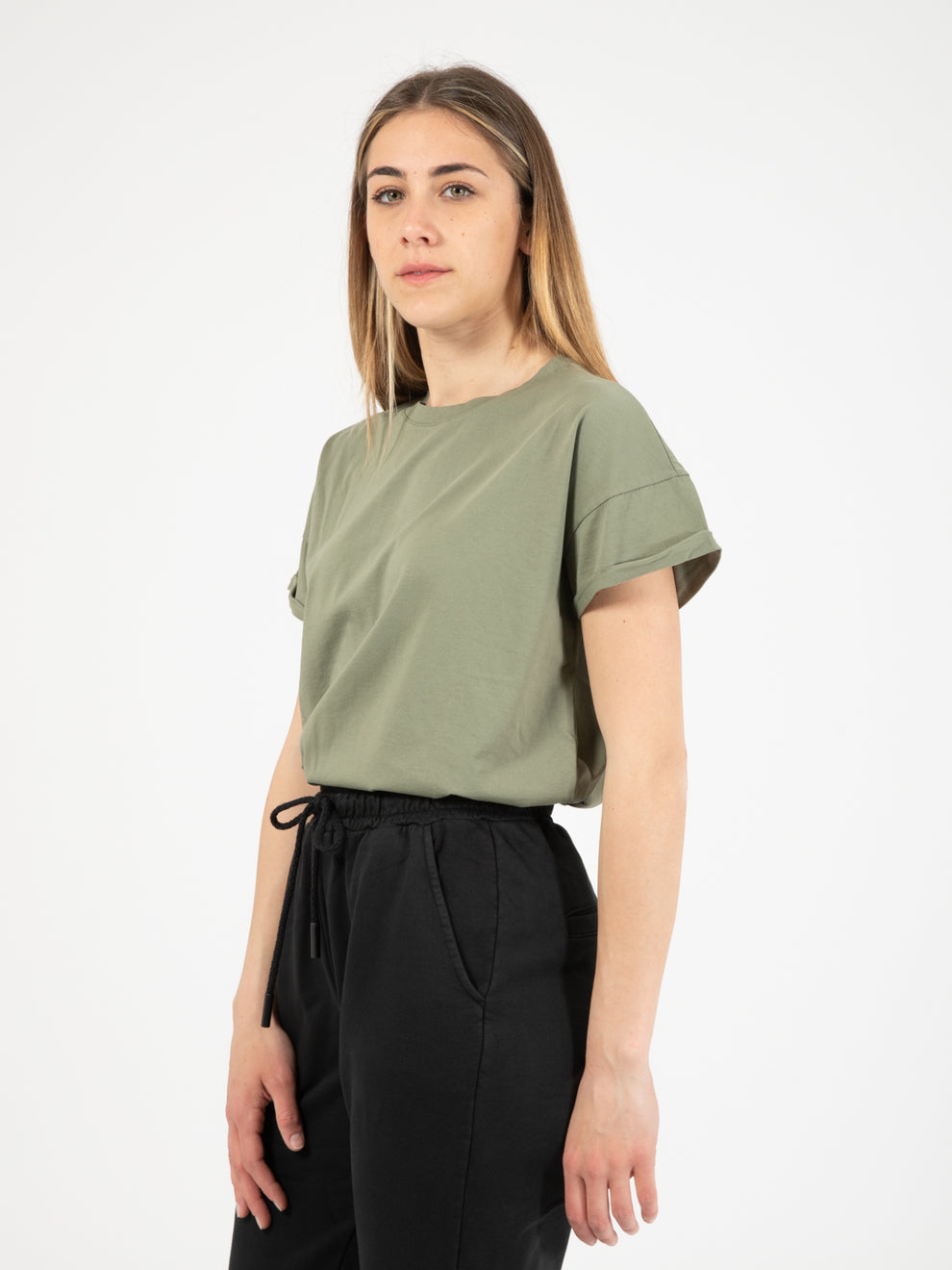 Maglia Basic over militare