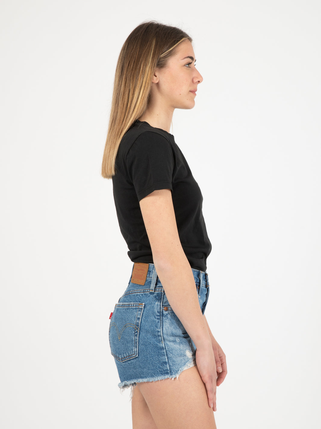 Basic slim black sweater