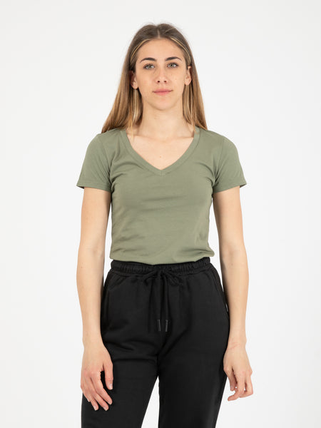 Maglia Basic V militare