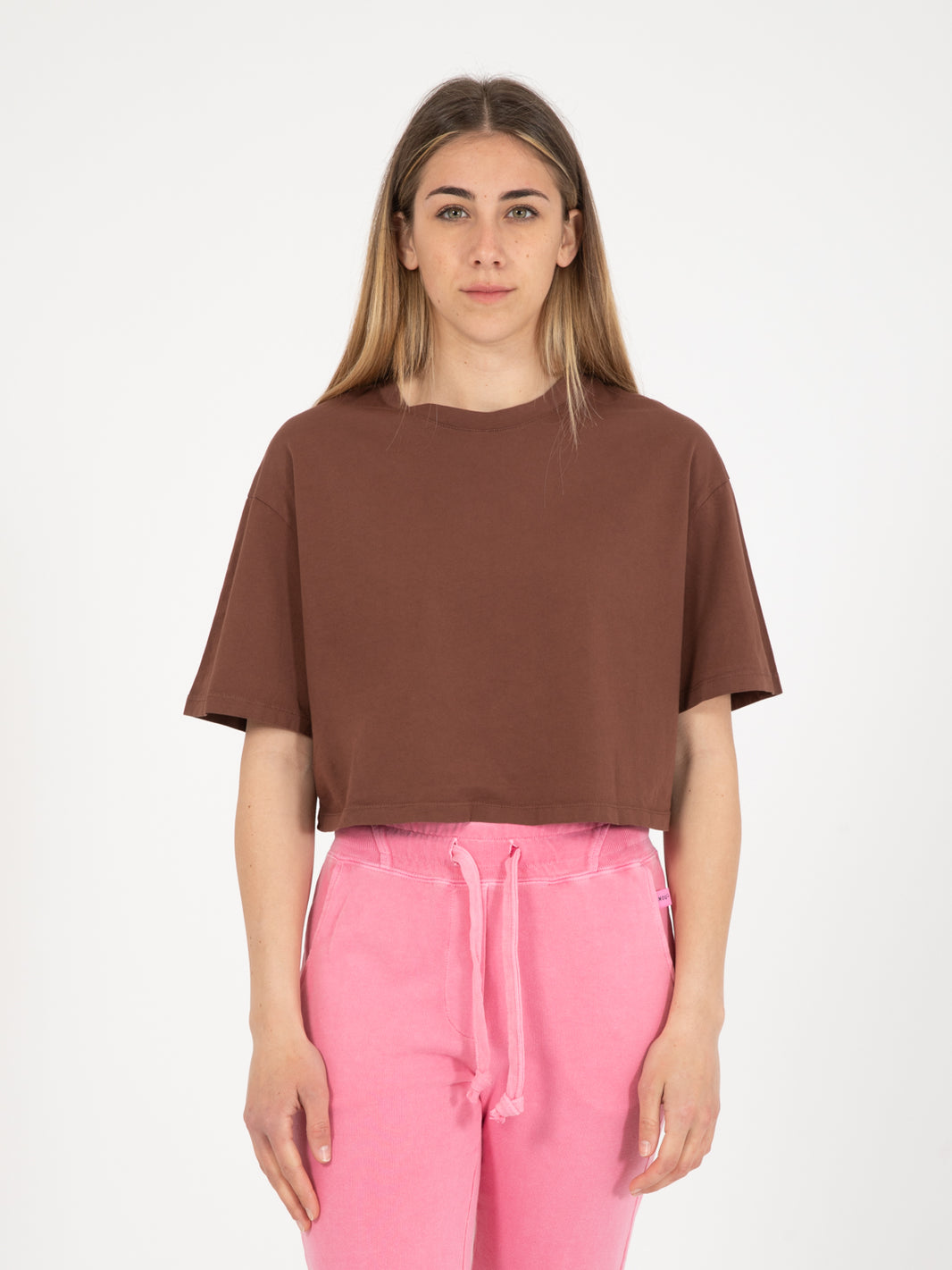 Cocoa cropped sweater