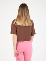 STIMM - Maglia cropped cacao