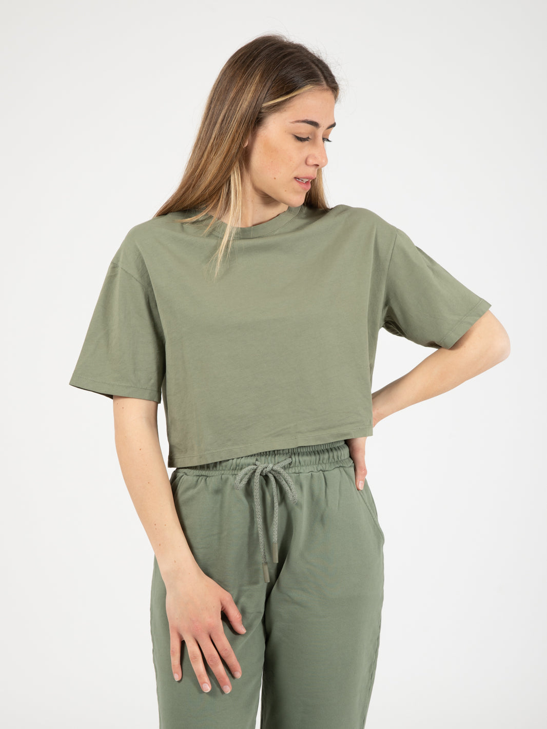 Military Cropped Shirt